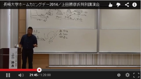 長崎大学ホームカミングデー2014／上田勝彦氏特別講演会