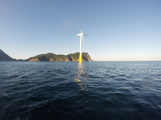 五島椛島沖浮体式洋上風車