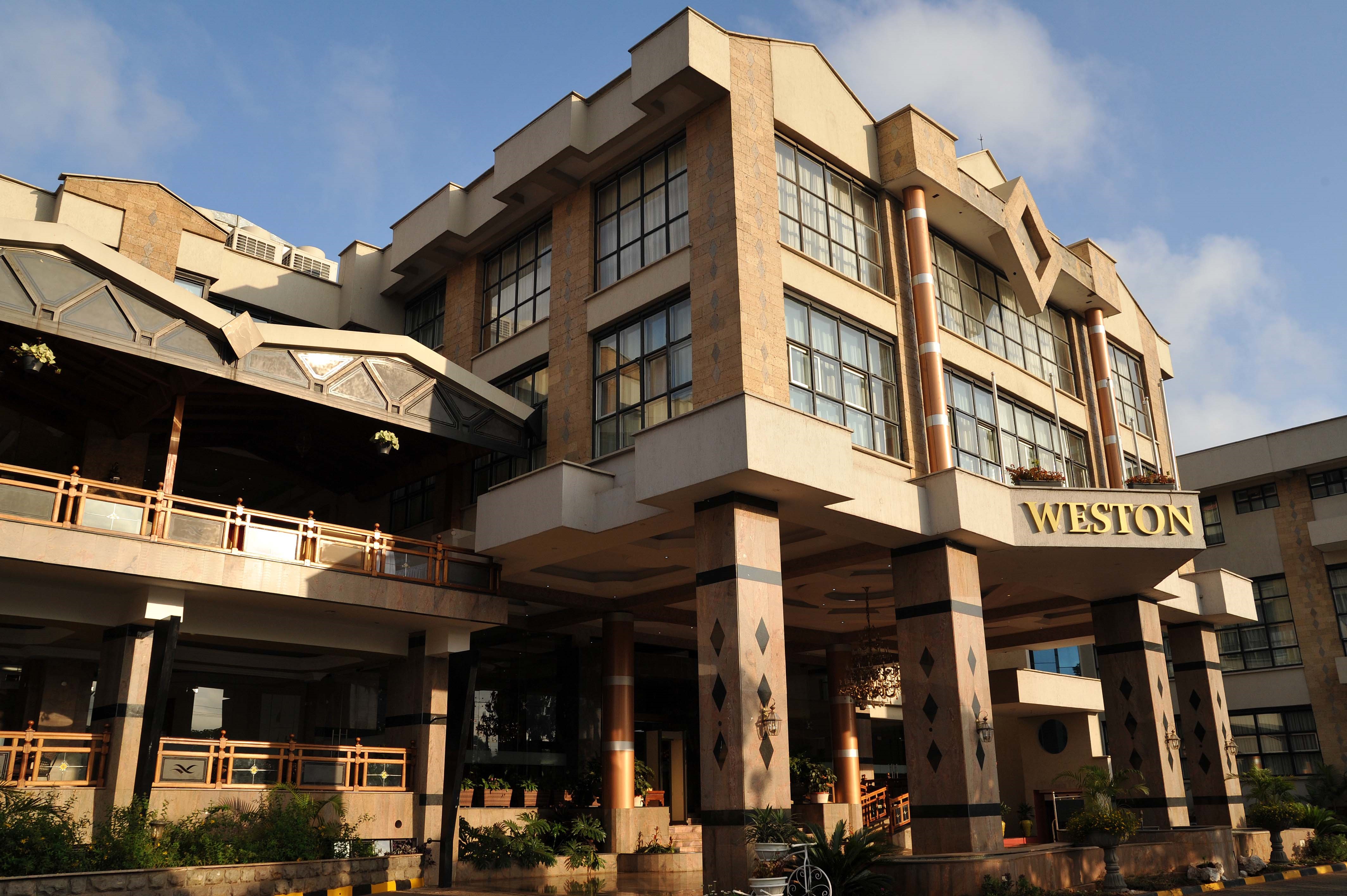 合同シンポジウムが開催されたウエストンホテル（ケニア・ナイロビ）
