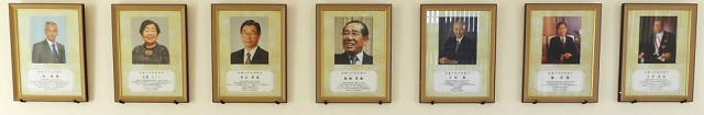 名誉校友者の方々の写真