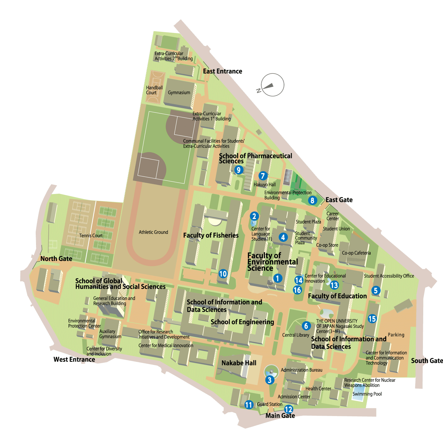 Bunkyo Campus Map