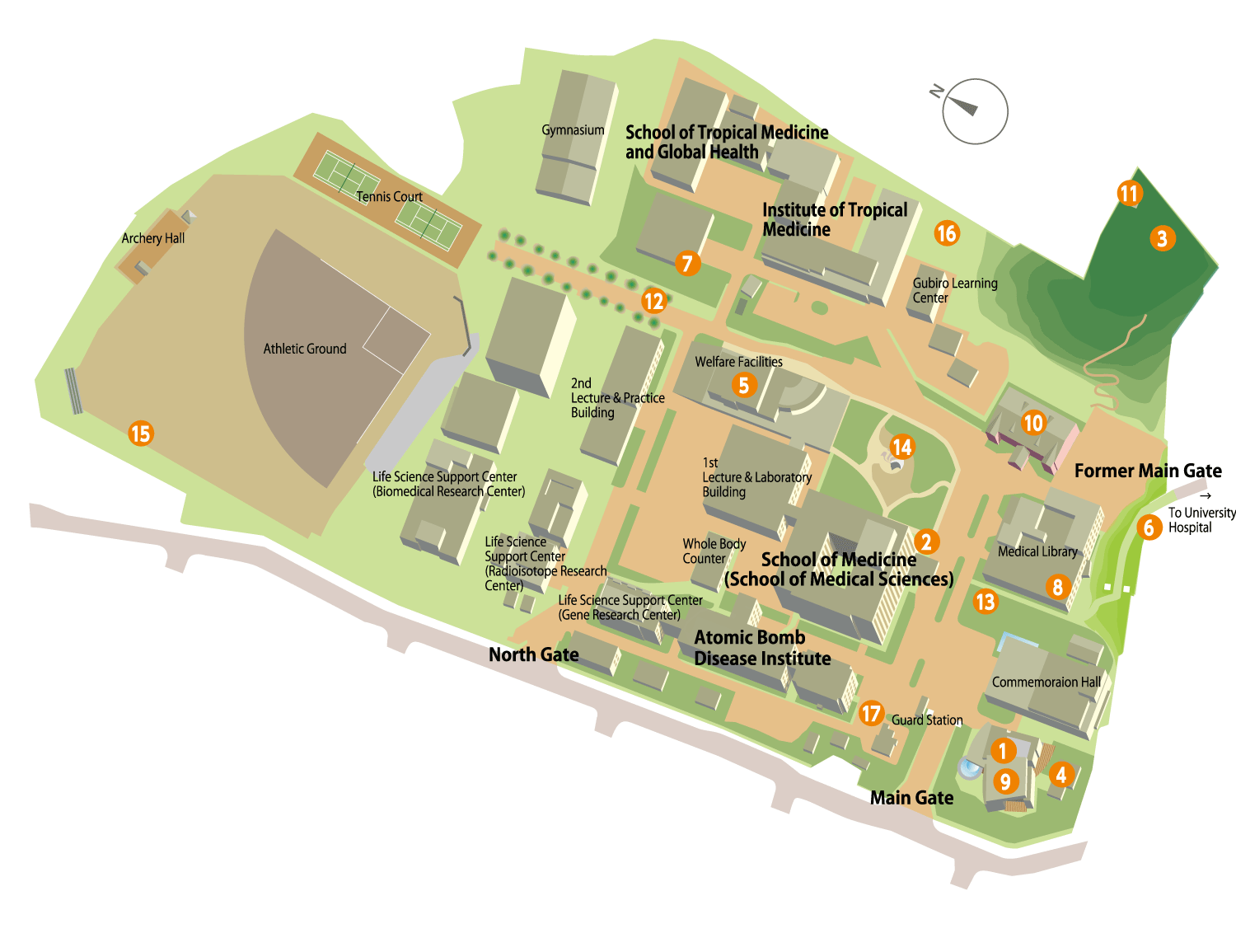 Sakamoto Campus 1 Map