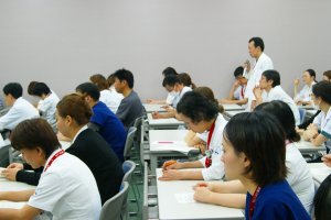 訓練後の反省会