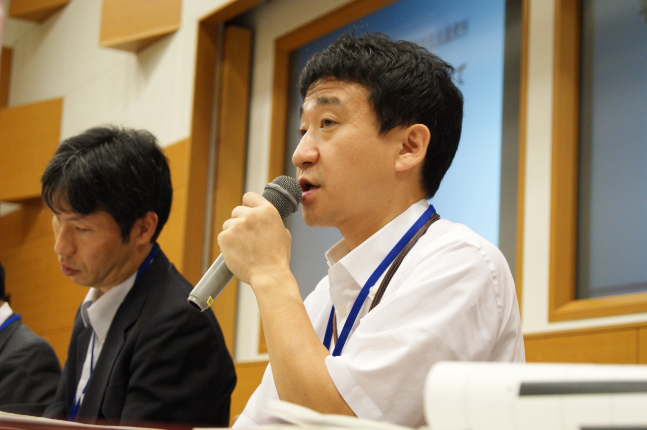 米澤国立大学法人支援課課長補佐による所管事項説明