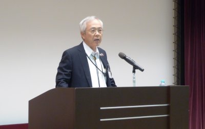 河野学長による本学の現状報告