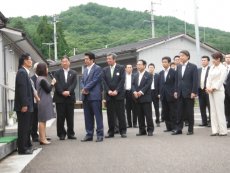 安倍内閣総理大臣との面会の様子