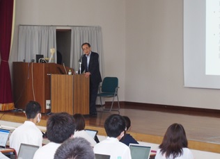 白川先生の授業の様子